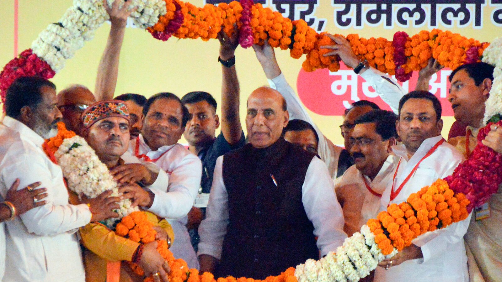 Rajnath says INDIA bloc will have to face ‘moye moye’ moment at Lok Sabha elections 2024