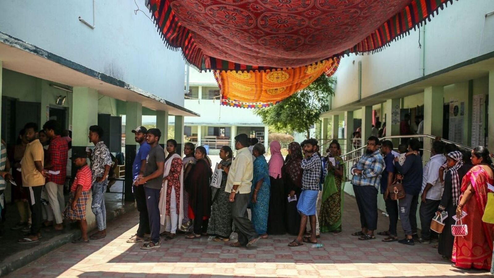 How many polling stations does it take to conduct India’s elections?