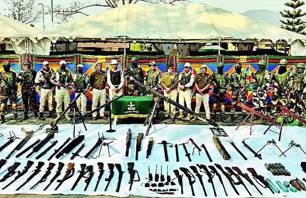 70% of Manipur weapons surrendered after guv call came from 4 valley districts