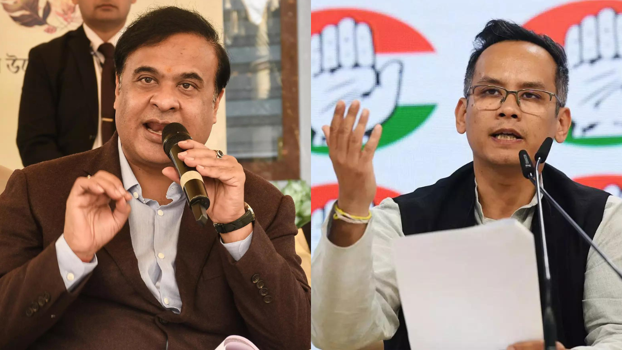 ‘Is your wife paid by … ?’: Assam CM Himanta Sarma vs Congress MP Gaurav Gogoi fight turns ugly