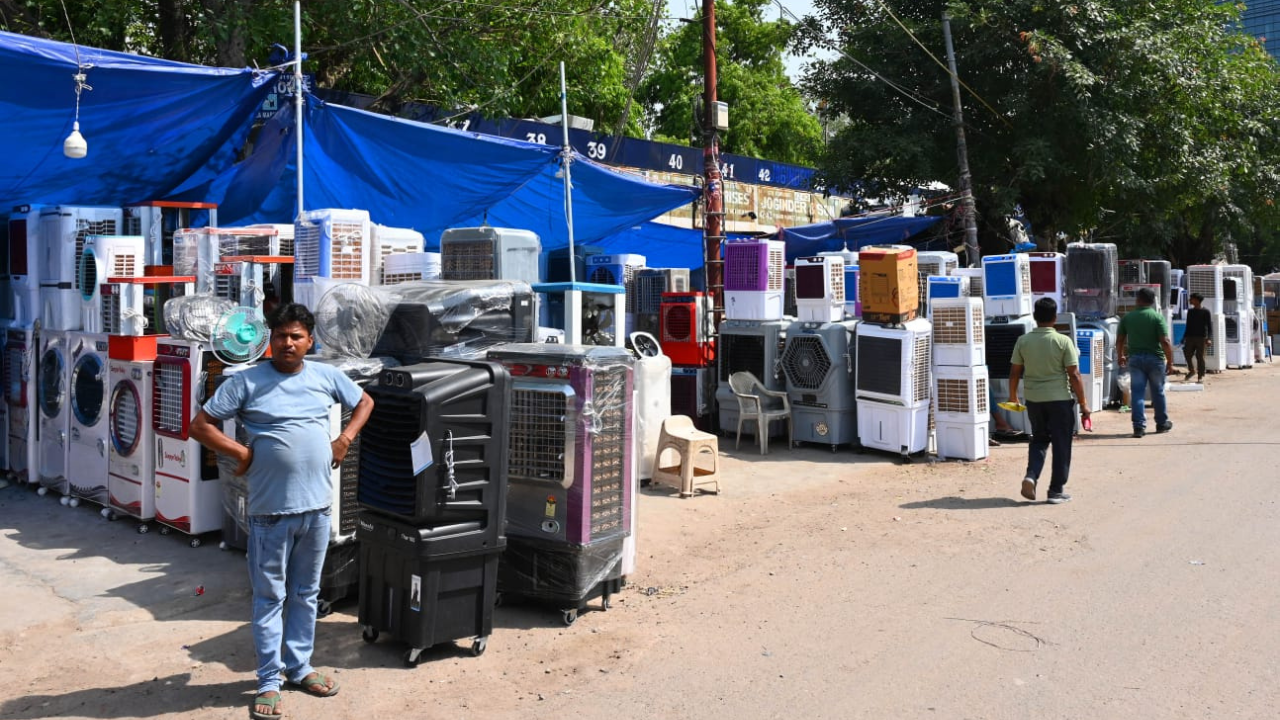 Cooler summer puts business on ice, dampening air-cooler sales at Delhi’s Kamla Market