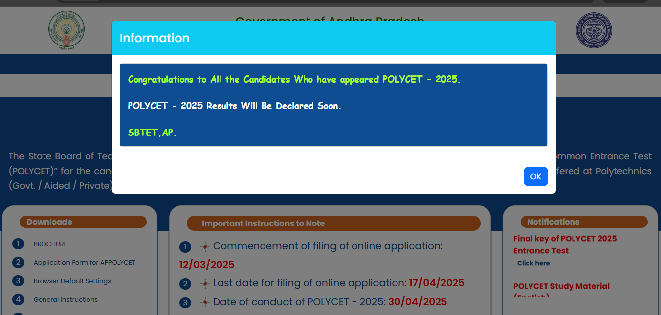 AP POLYCET result 2025 likely today: Check steps to access marksheets from polycetap.nic.in