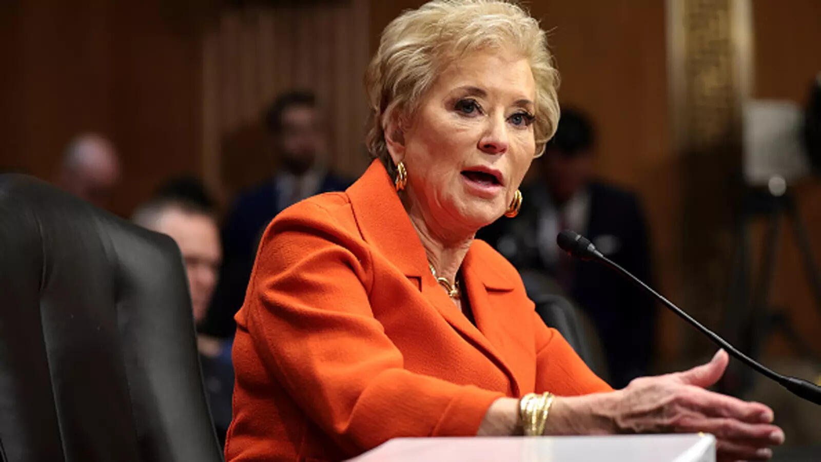 Linda McMahon urges colleges to align with Trump administration to maintain federal funding