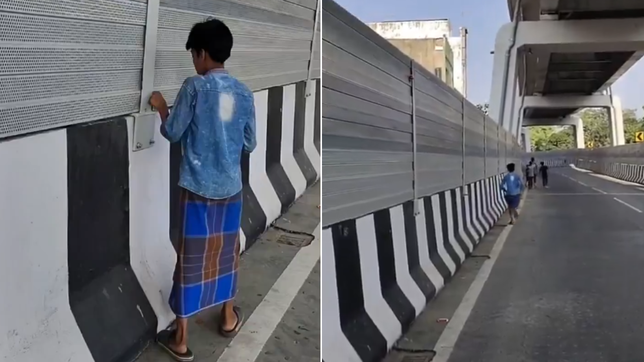 Bihar bridge and a game of nuts and bolts: Kids caught unscrewing Patna bridge – video goes viral